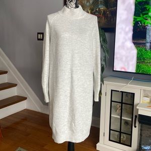 Knit mockneck dress